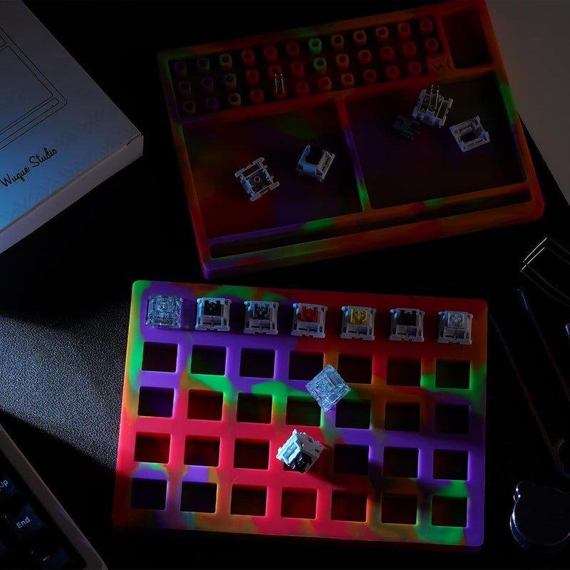 MELETRIX WS Silicone Lube Station for Custom Mechanical Keyboard Switches Orange - Image 5